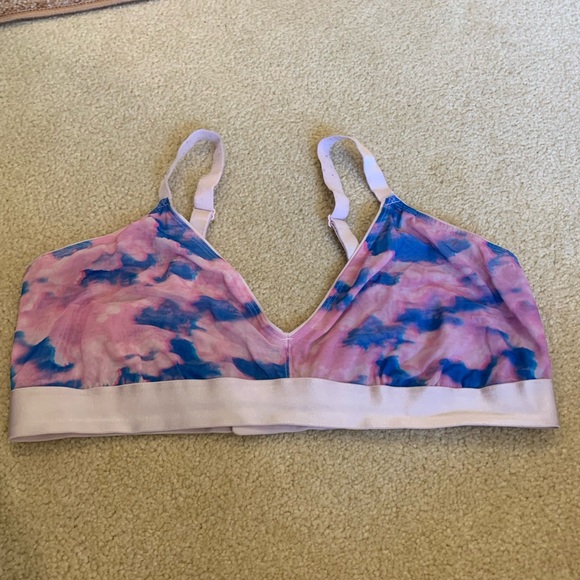 PARADE Pink and Blue Tie-Dye Bralette - Picture 1 of 8